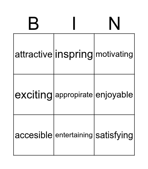 Readers ________ Bingo Card