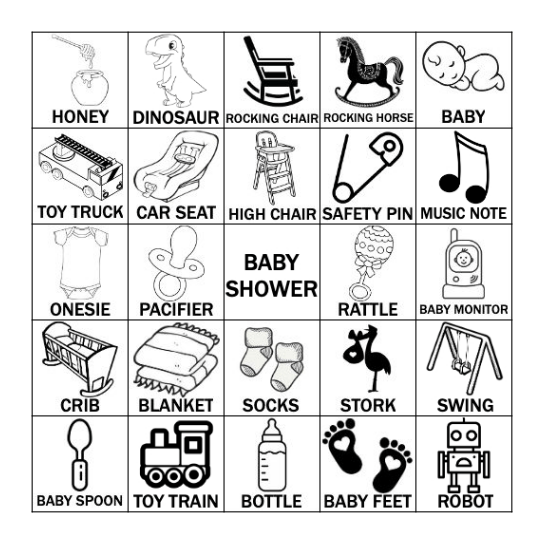 BABY BINGO Card