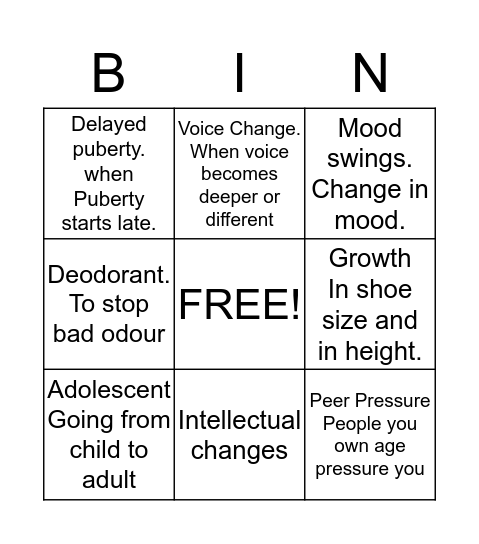 S.A Bingo game Bingo Card