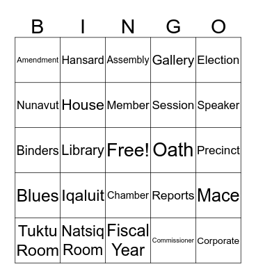 Christmas 2019 Bingo Card