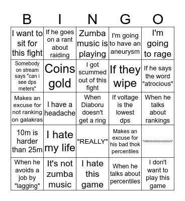 Diaboru's stream bingo Card