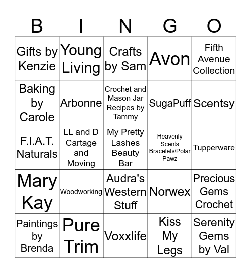 Bruno Stocking Stuffer BINGO! Bingo Card
