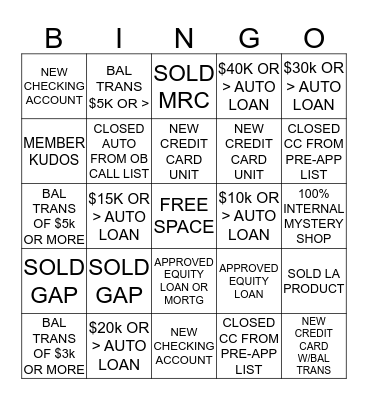 BEACH BLANKET BINGO-SALES AGENT Bingo Card