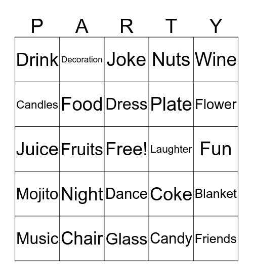 Silvia's 30th Birthday Party :) Bingo Card