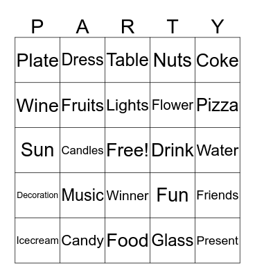 Silvia's 30th Birthday Party :) Bingo Card