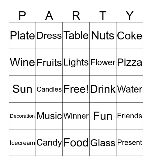 Silvia's 30th Birthday Party :) Bingo Card