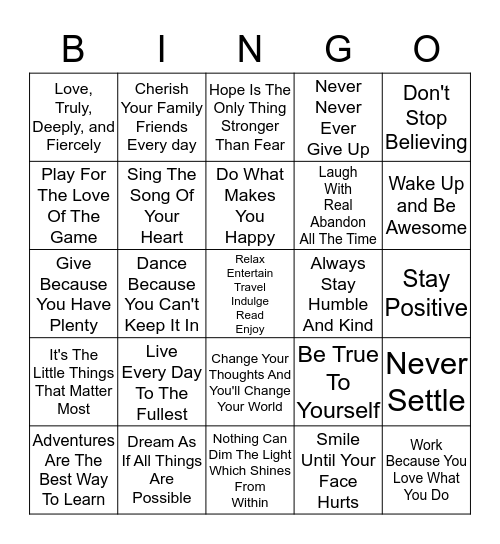 Lori Pinto Retirement Bingo Card