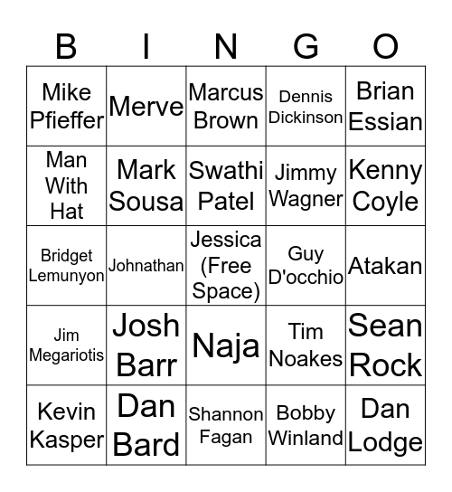 Reunion Yahtzee Bingo Card