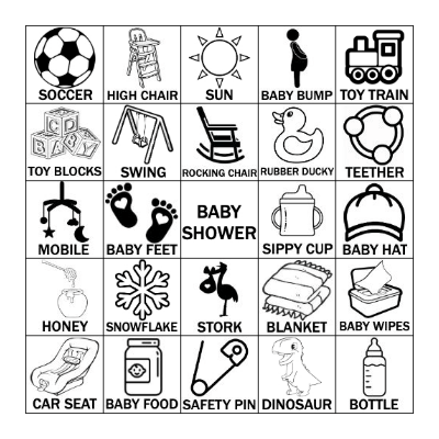 BABY BINGO Card