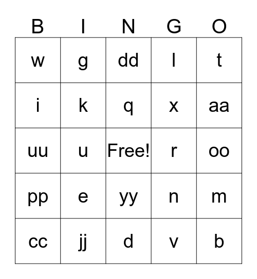 60th Birthday Bingo Card