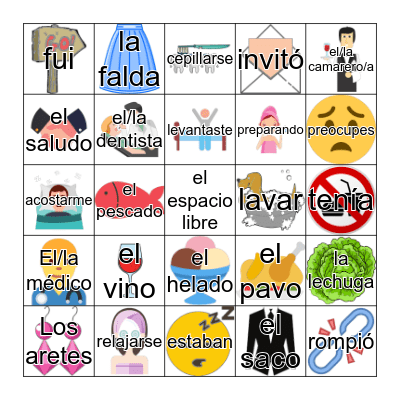 ¡Lotería! Bingo Card