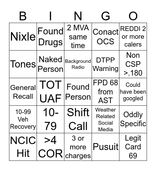 December Blackout Bingo Card