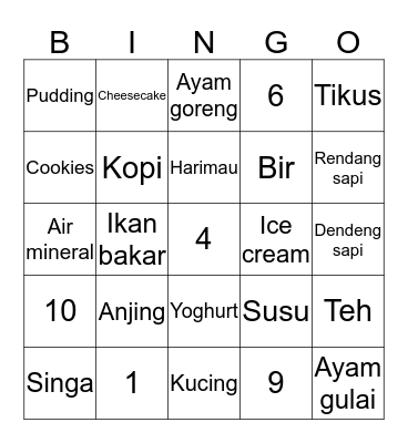 BINGO WITH ACIO Bingo Card