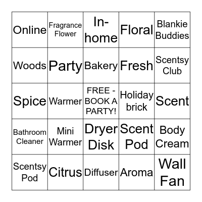 Gabe’s Girls Night Out Bingo Card