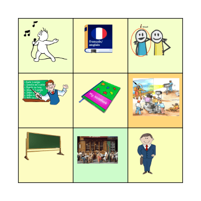 Classroom Things #1 Bingo Card