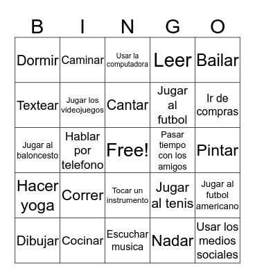 Me gusta... Bingo Card