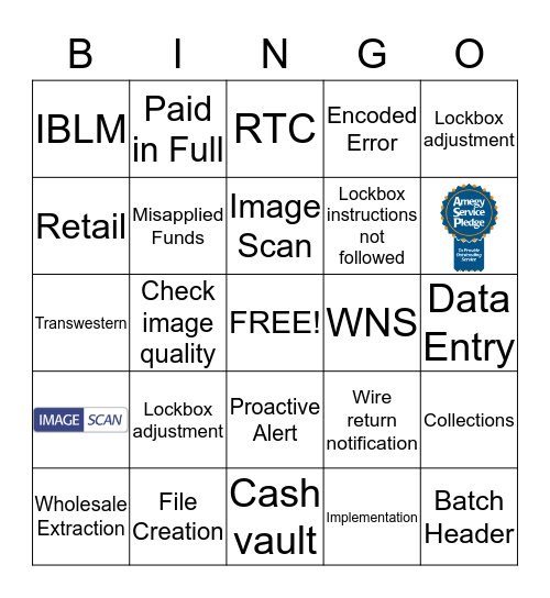 Outbound Team Bingo Card