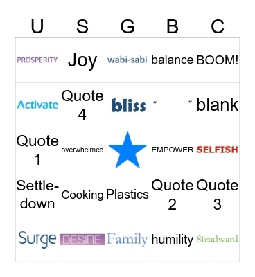 TCS Team Bingo!   December 2019 Bingo Card