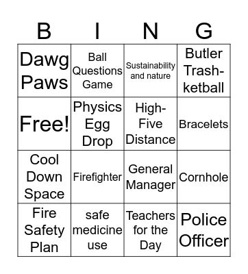 College Mentors Bingo! Bingo Card