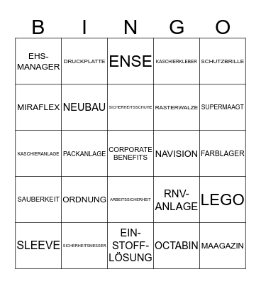 Maag XMAS-BINGO Card