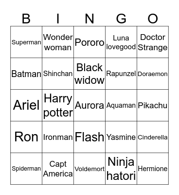 Lea Bingo Card