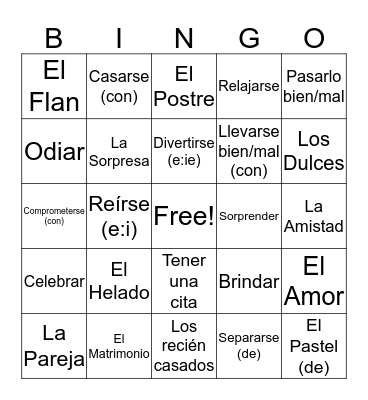 Las Fiestas Bingo Card