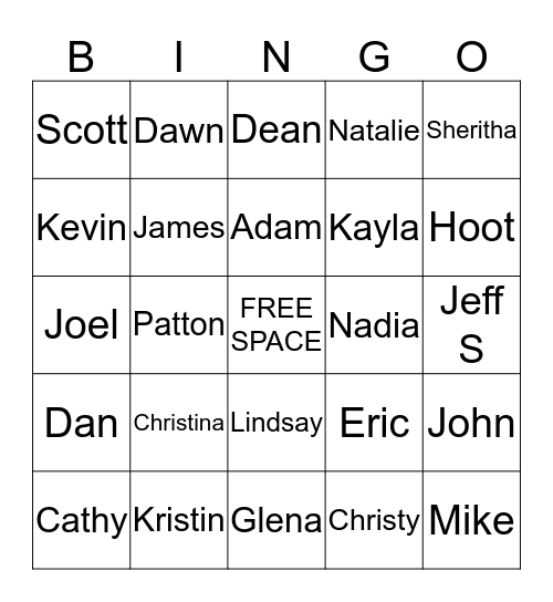 Supply Chain Bingo Card