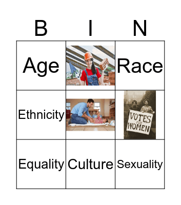 Equality & Diversity Bingo Card