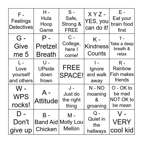 What we learned in GUIDANCE this year!!!! Bingo Card