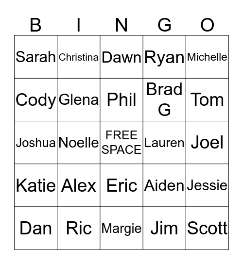 Supply Chain Bingo Card