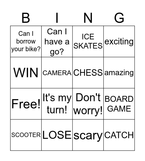 Let's play Bingo Card