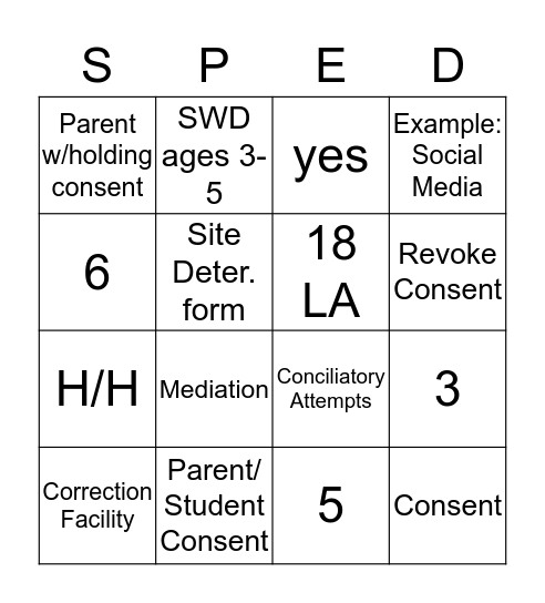 Encourage Group Bingo Card