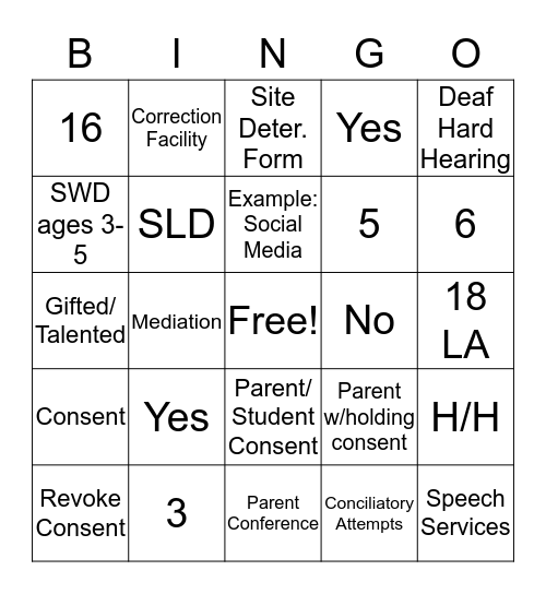 Encourage Group, Bulletin 1530 Sections 117-131 Bingo Card