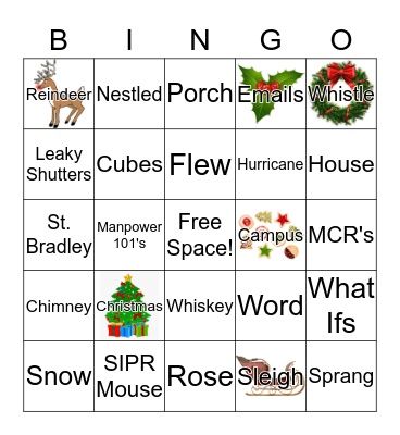 Christmas BINGO Card