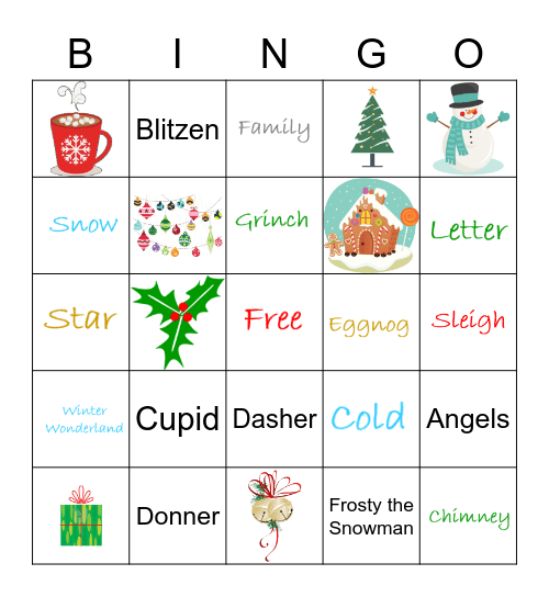 HOLIDAY BINGO Card