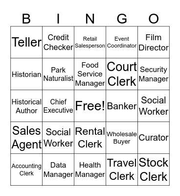 Business Management and Administration Bingo Card