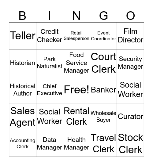 Business Management and Administration Bingo Card