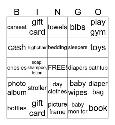 Graffis Bingo Card