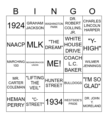 BTW BINGO Card