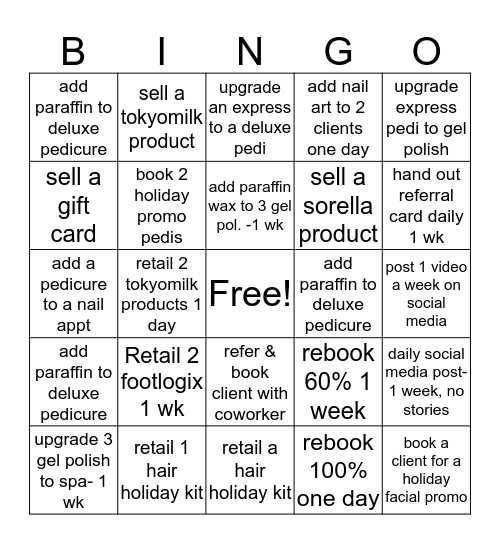 Atelier Nail Bingo Card