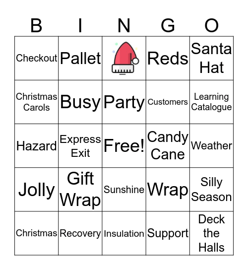 It's Christmas Time! Bingo Card