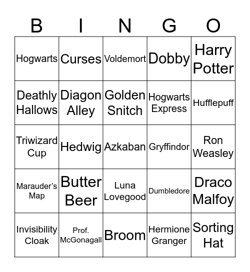 Yule Bingo Card