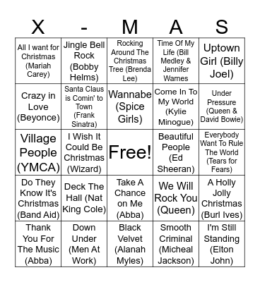 Lorikeet's Christmas Special Bingo Card