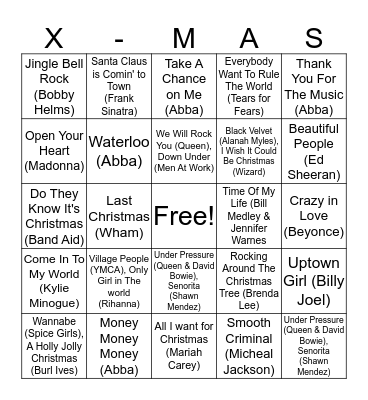 Lorikeet's Christmas Special Bingo Card