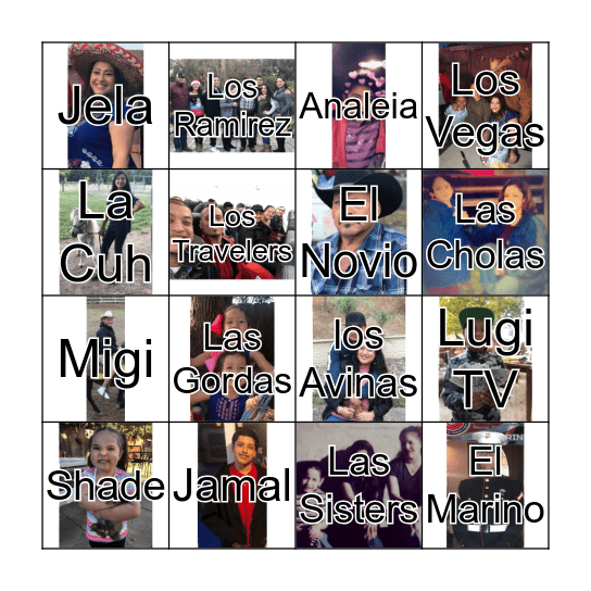 Ramirez Loteria Bingo Card