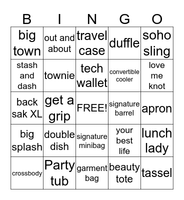 Initials-Inc. Bingo Card