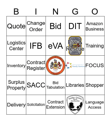 DPMM Bingo Card