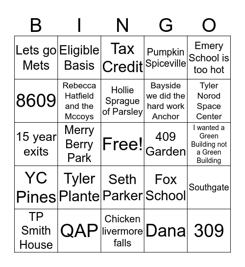 The Besta Avesta  Bingo Card