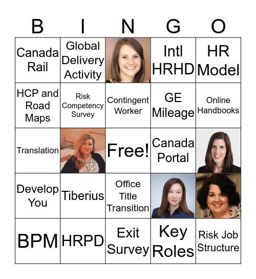 2019 Accomplishments Bingo Card