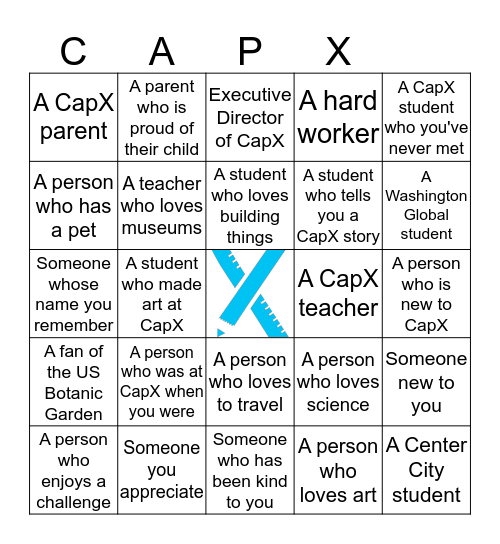 CapXLab Bingo Card